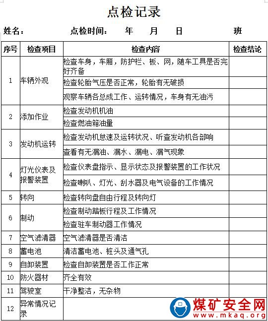 露天煤礦采剝及輔助機械相關記錄管理辦法（試行）