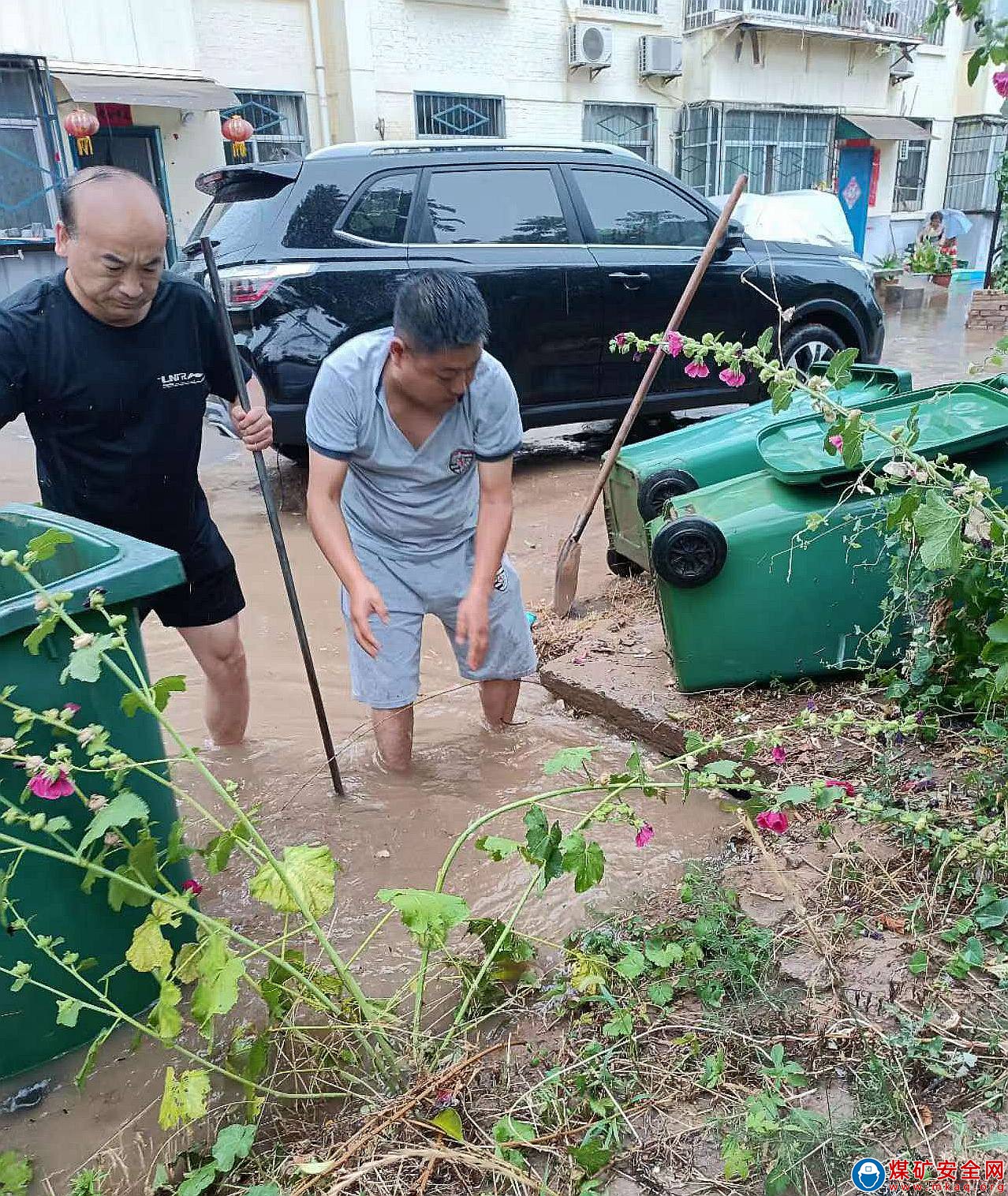 蒲白中心社區(qū)：狂風(fēng)暴雨過(guò)后社區(qū)人在干什么